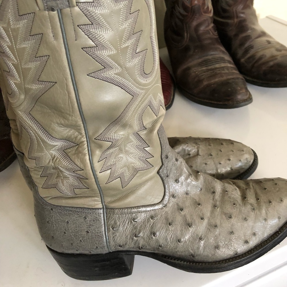 Ostrich boots